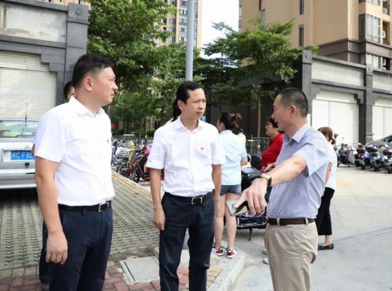 鲤城区委主要领导带队督导江南新区城市管理工