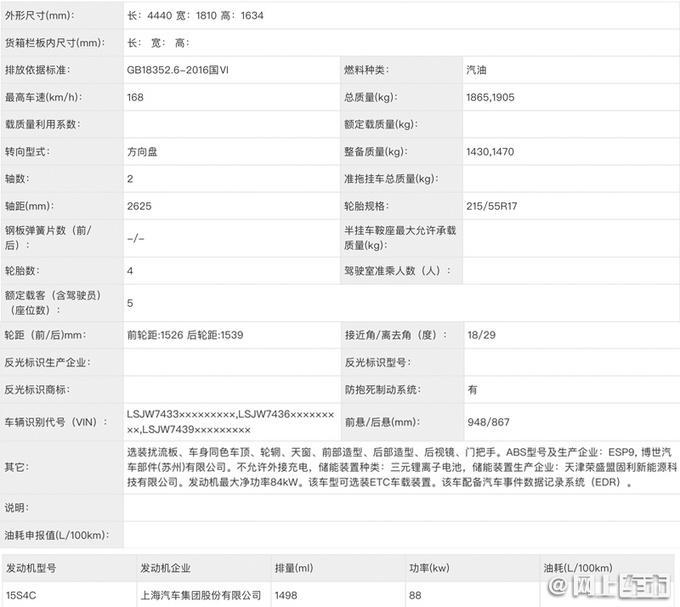 上汽<a href=https://www.qzqcw.com/z/rongwei/ target=_blank class=infotextkey>荣威</a>全新轿车曝光命名龙猫 搭1.5L插混-图4