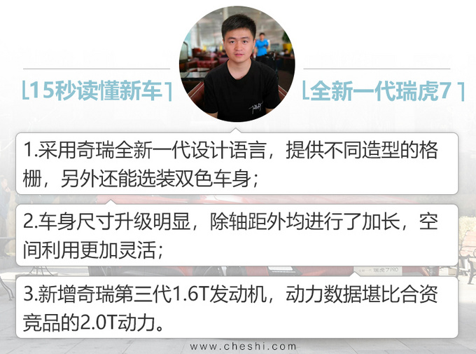 <a href=https://www.qzqcw.com/z/qirui/ target=_blank class=infotextkey>奇瑞</a>全新瑞虎7开启预售 8.69万元起下月上市-图1