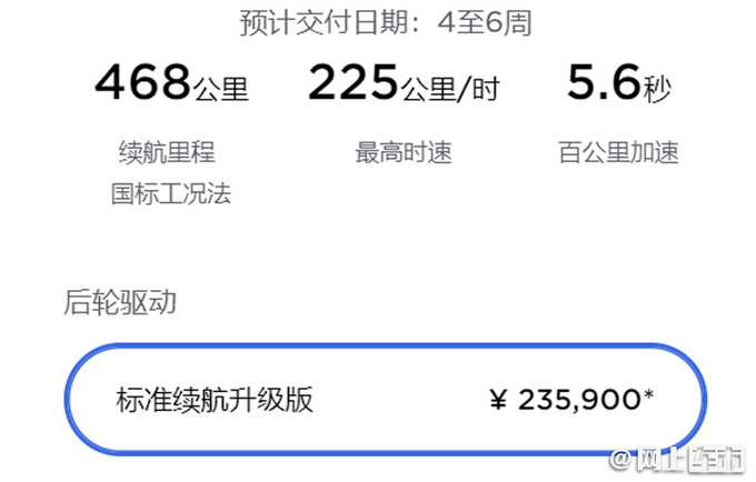 降1.5万特斯拉Model 3售23.59万 比小鹏P7贵6千-图2