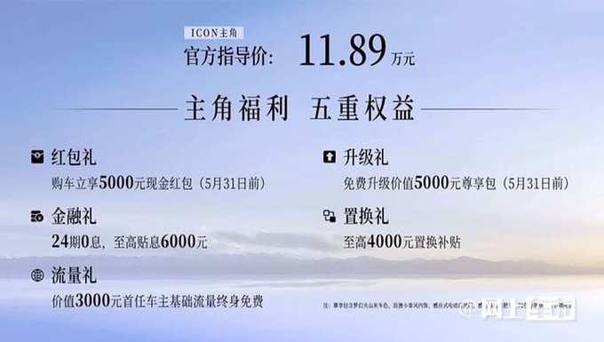 加9000元买高配版<a href=https://www.qzqcw.com/z/jili/ target=_blank class=infotextkey>吉利</a>新ICON主角售11.89万元-图1