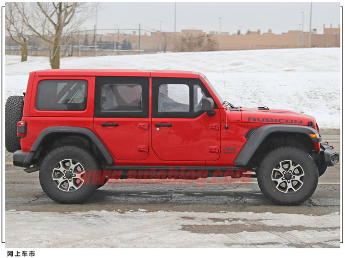 Jeep<a href=https://www.qzqcw.com/z/jipu/mumaren/ target=_blank class=infotextkey>牧马人</a>半门版谍照曝光搭6.4L引擎/今年上市-图2