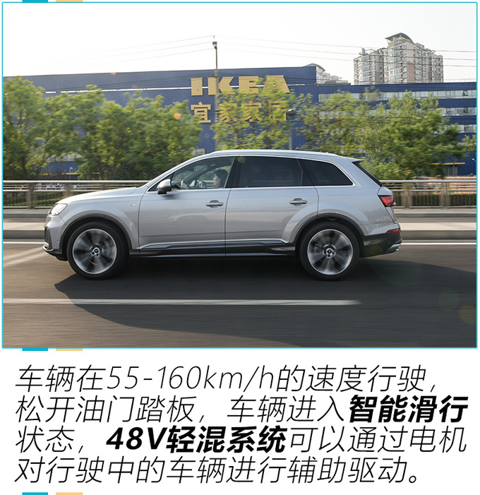 48V轻混加持 实测7秒破百 新款<a href=https://www.qzqcw.com/z/aodi/ target=_blank class=infotextkey>奥迪</a>Q7性能测试-图1