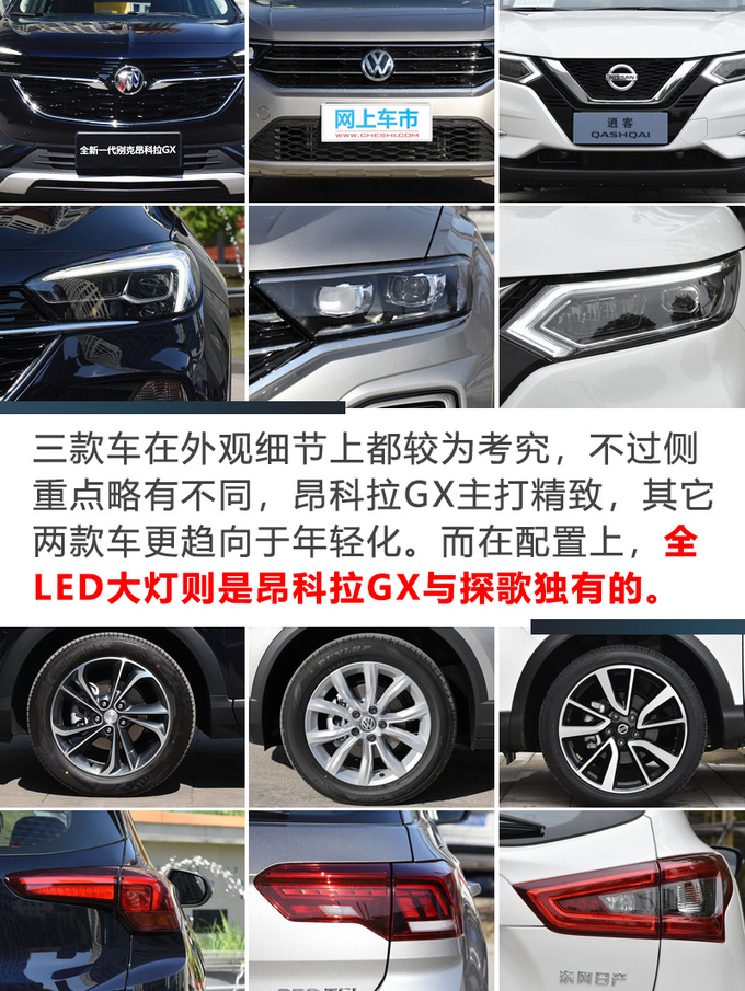 昂科拉GX/探歌/<a href=https://www.qzqcw.com/z/richan/yaoke/ target=_blank class=infotextkey>逍客</a>谁才是15万SUV的最佳选择-图11