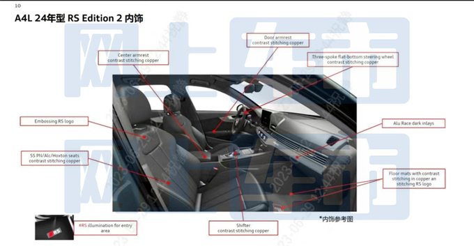 <a href=https://www.qzqcw.com/z/aodi/ target=_blank class=infotextkey>奥迪</a>新A4L配置曝光增RS版车型 预计32.18万起售-图12