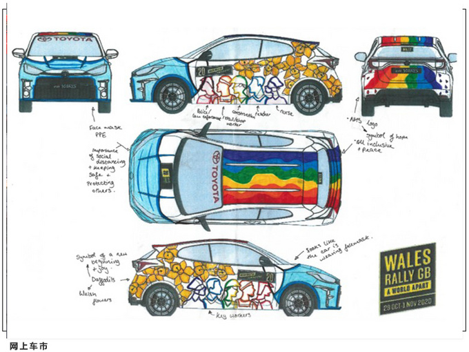 <a href=https://www.qzqcw.com/z/fengtian/ target=_blank class=infotextkey>丰田</a>GR<a href=https://www.qzqcw.com/z/fengtian/yalishi/ target=_blank class=infotextkey>雅力士</a>推出特别涂装 彩虹样式/由高中生设计-图8