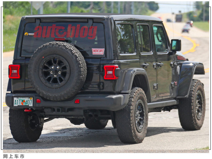 Jeep<a href=https://www.qzqcw.com/z/jipu/mumaren/ target=_blank class=infotextkey>牧马人</a>Rubicon 392谍照曝光 搭6.4L V8引擎-图6