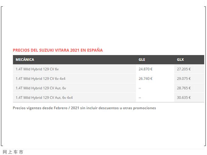 <a href=https://www.qzqcw.com/z/lingmu/ target=_blank class=infotextkey>铃木</a>新款<a href=https://www.qzqcw.com/z/lingmu/weitela/ target=_blank class=infotextkey>维特拉</a>售价曝光搭1.4T/配置大幅提升-图2