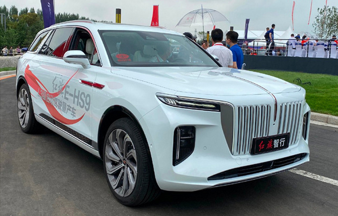 <a href=https://www.qzqcw.com/z/hongqi/ target=_blank class=infotextkey>红旗</a>旗舰SUV开启盲订 续航600km-尺寸比Model X大-图3