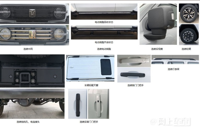 新坦克300燃油版实拍换新2.0T发动机 尺寸加长-图3