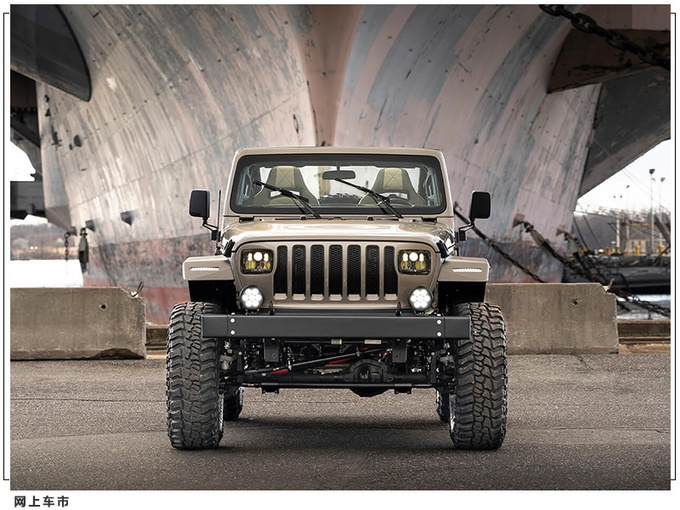 Jeep<a href=https://www.qzqcw.com/z/jipu/mumaren/ target=_blank class=infotextkey>牧马人</a>推复古改装版悬挂升级/经典方灯造型-图2