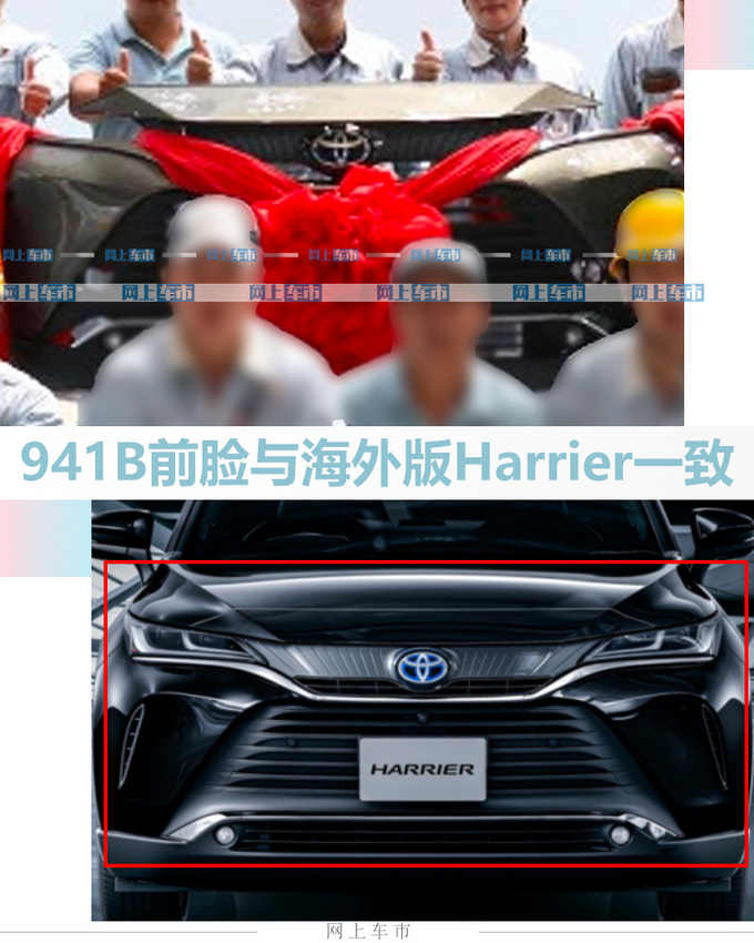 一汽<a href=https://www.qzqcw.com/z/fengtian/ target=_blank class=infotextkey>丰田</a>国产Harrier实锤 轿跑设计-比RAV4尺寸大-图4