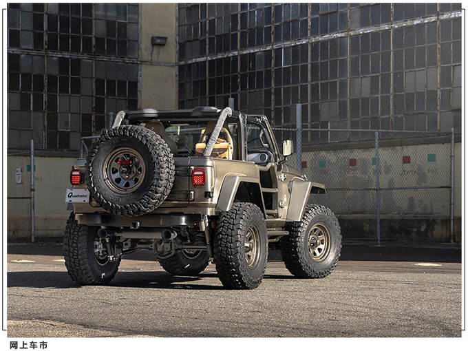 Jeep<a href=https://www.qzqcw.com/z/jipu/mumaren/ target=_blank class=infotextkey>牧马人</a>推复古改装版悬挂升级/经典方灯造型-图4