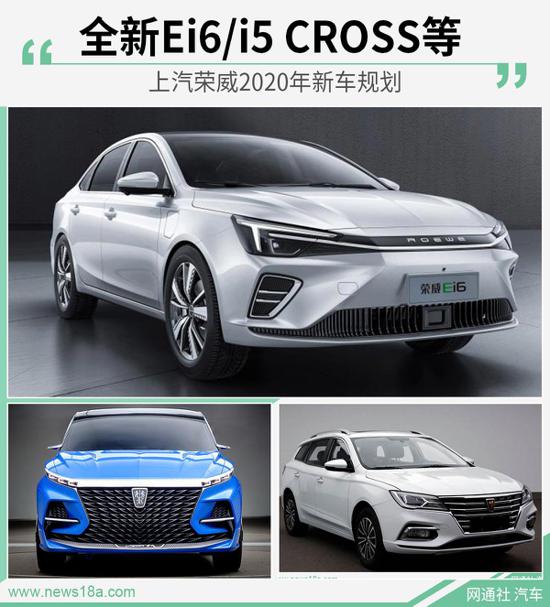 全新Ei6/i5 CROSS等 荣威2020年新车规划