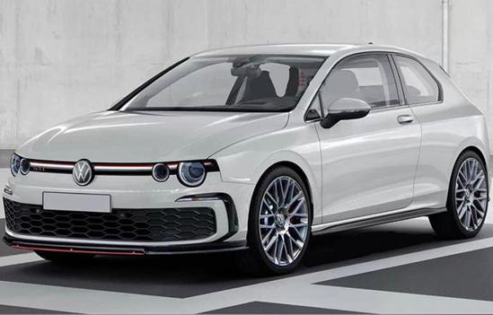 大众新高尔夫GTI 经典四眼灯 双门造型