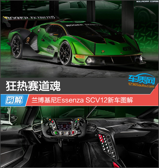 狂热赛道魂 兰博基尼Essenza SCV12新车图解