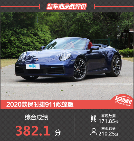 2020款保时捷911敞篷版新车商品性评价