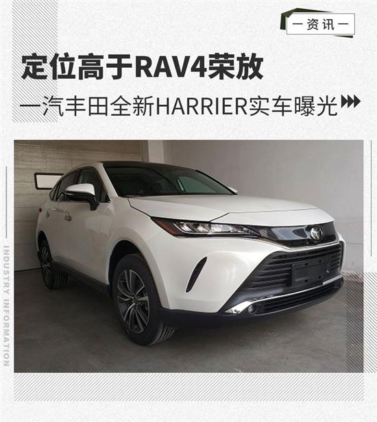 定位或高于RAV4荣放 丰田全新SUV实车曝光