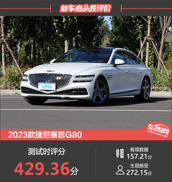 2023款捷尼赛思G80新车商品性评价